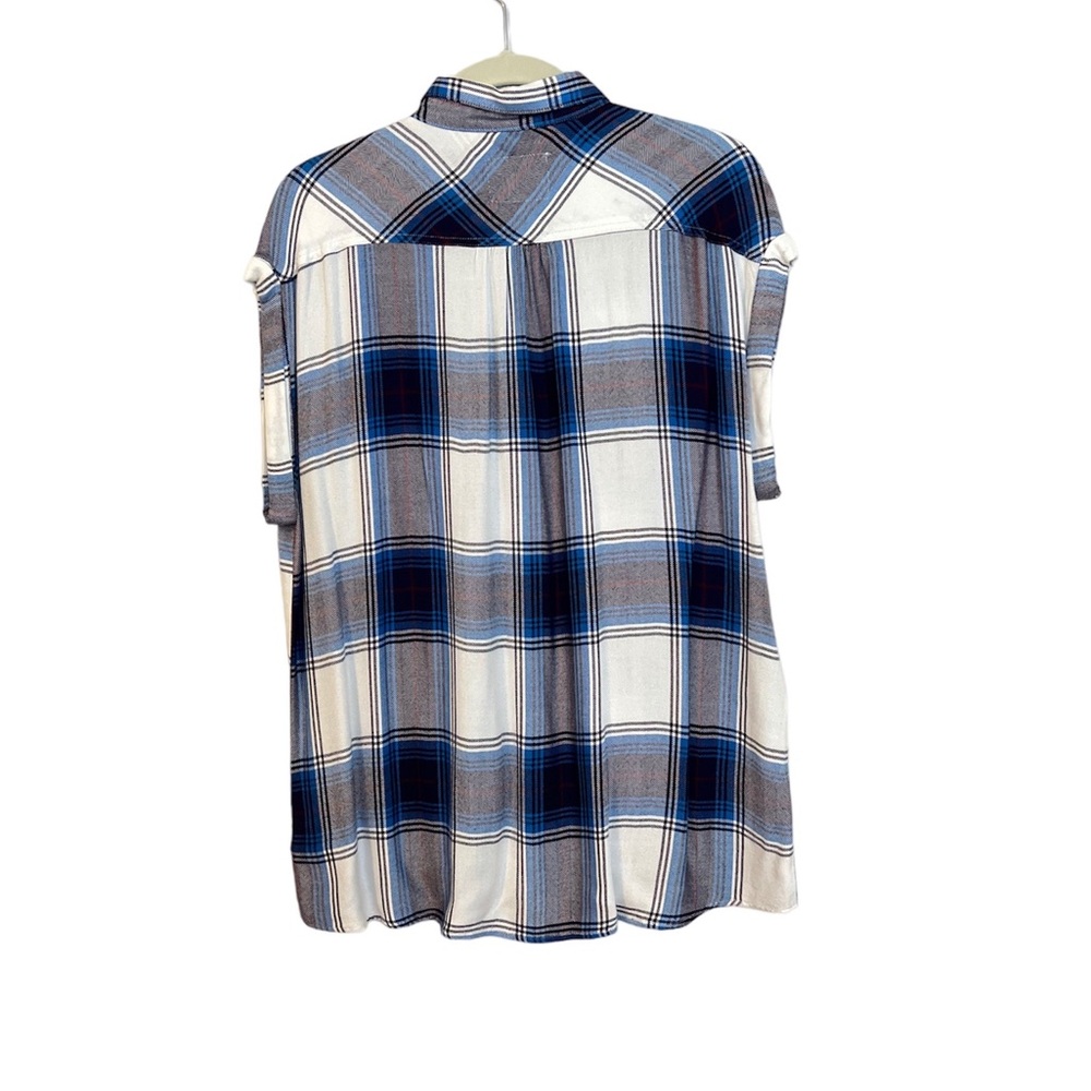 Rails Plaid Rolled Sleeve Button Down Shirt - Picture 7 of 14